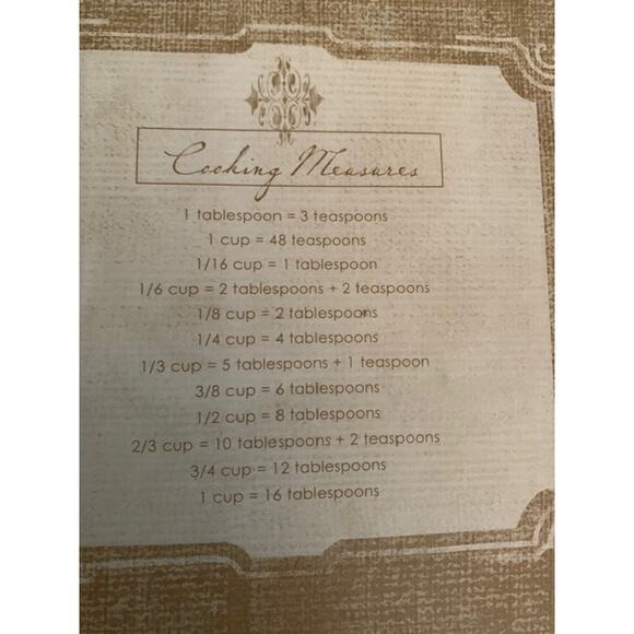 *NWOT** C.R. Gibson Rustic Silverware Recipe Book - Picture 3 of 6